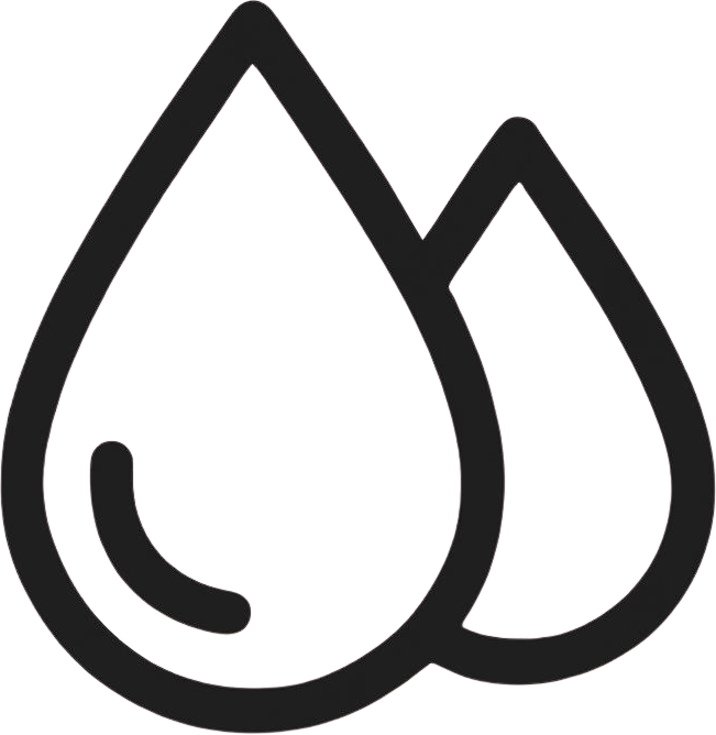 drawing of water droplets